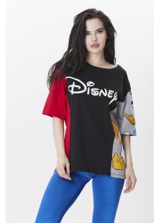 Disney Baskılı Siyah Tshirt 